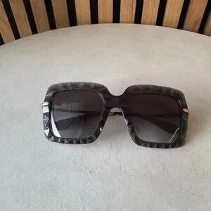 Dolce & Gabbana | Accessories | Dolce Gabbana Black Faceted  display picture 1